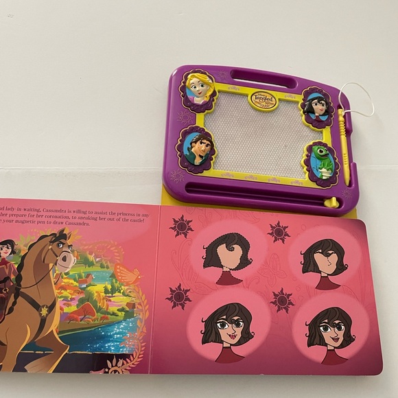 Disney’s Tangled The Series Rapunzel Magna Doodle Book Erasable Magnetic Pad Pen - Picture 5 of 5